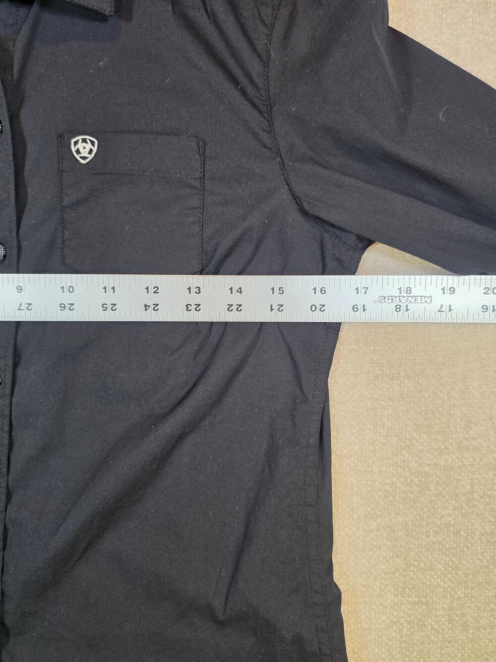 Ariat Team Mexico Shirt Womens S Black Kirby Stretch Rodeo Tailored Button Up